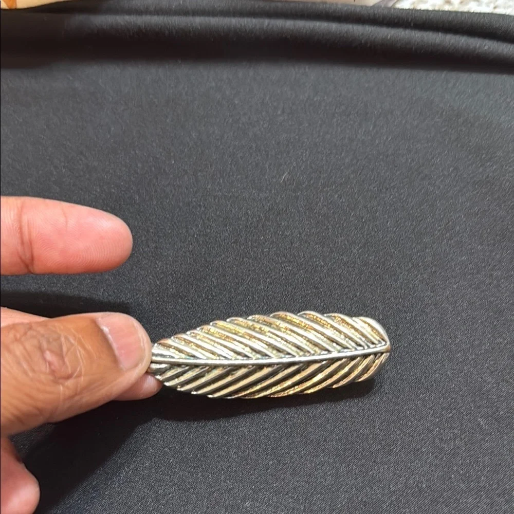 Gold and Silver Leaf Ring